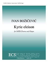 Kyrie Eleison SATB choral sheet music cover Thumbnail